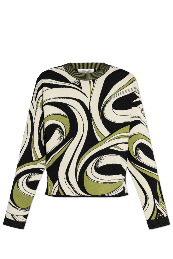 Multicolour Patterned Sweater Diane Von Furstenberg Vitkac Italy